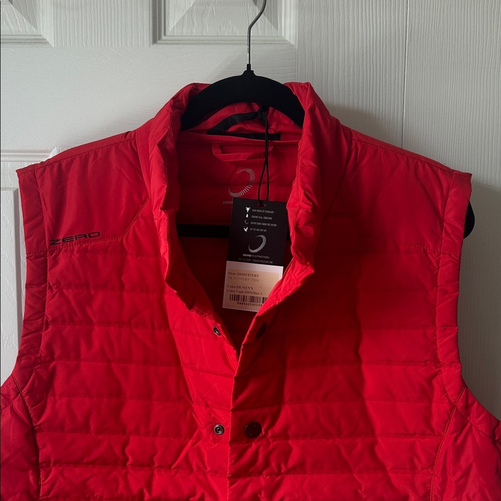 ZeroXposur Vibrant Red Quilted Vest